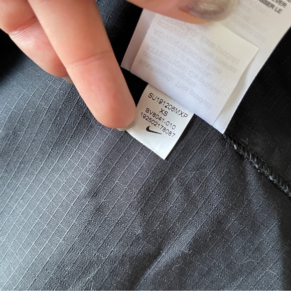 Authentic Nike × Off White Activewear black Jacket womens XS Running Jacket - Picture 8 of 8